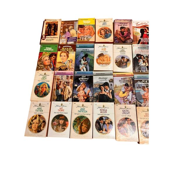 Harlequin Vintage Lot of 40, Vintage 70s 80s Romance Books Novels VTG Historical - Picture 3 of 7